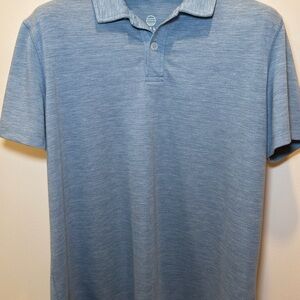 Marine Layer Light Blue Polo Shirt